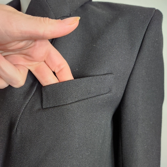 SOLD 🌟Aritzia Wilfred Black Generation Softly Structured Relaxed Blazer Size XS - Picture 8 of 16